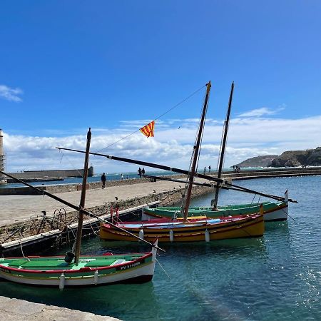 Charmant T2 Duplex Climatise Avec Terrasse, A Deux Pas De La Plage Du Port D'Avall, Collioure - Fr-1-309-233アパートメント エクステリア 写真